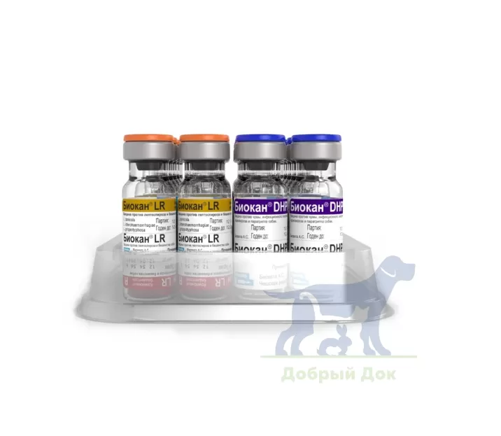 Биокан DHPPi+LR, вакцина для собак