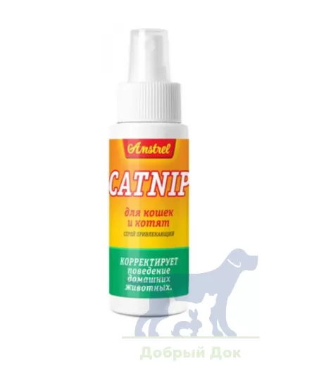 Спрей привлекающий Amstrel "Кэтнип" для котят и кошек, 100 мл. РБ