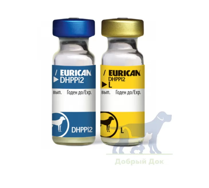 Эурикан DHPPI2-L, вакцина для собак, 1 доза (с растворителем)