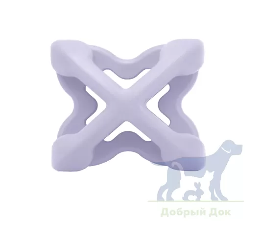 Игрушка интерактивная для собак из натурального каучука Chewtastic Geometrics  Geo-AstroRolly, лаванда