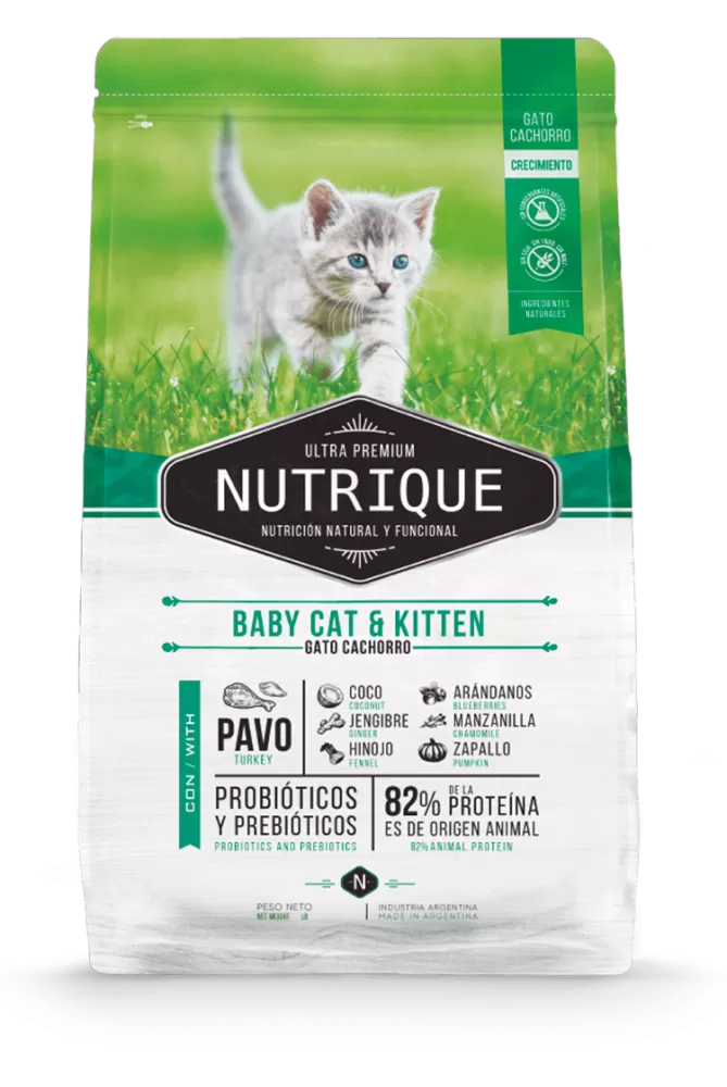 Виталкан Nutrique Baby Cat & Kitten для котят (до 12 мес.), свинина-индейка-яйцо