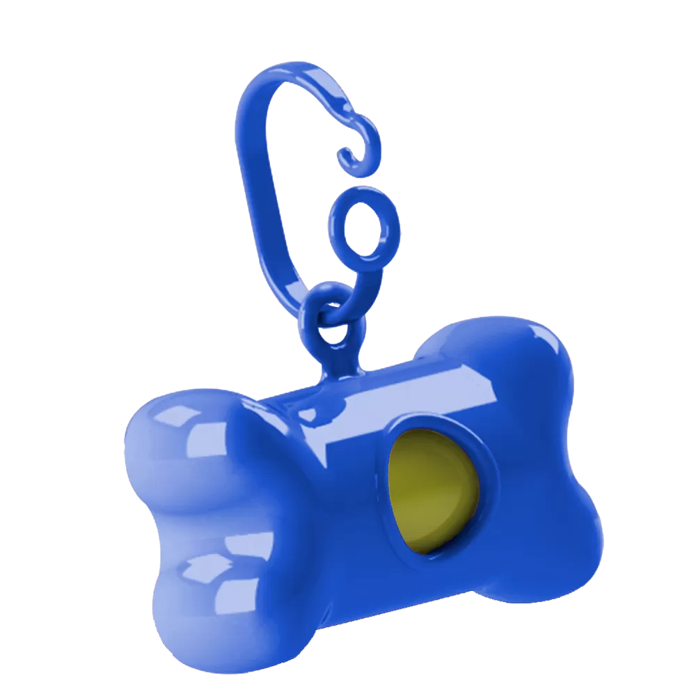 Контейнер для гигиенических пакетов Furacao, цвет синий  01289