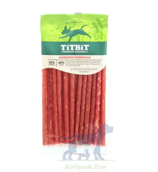 Лакомство для собак Колбаса Пармская Золотая коллекция, 120г