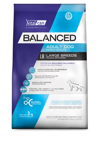 Виталкан Balanced Dog Large Adult для взр собак крупных пород, курица