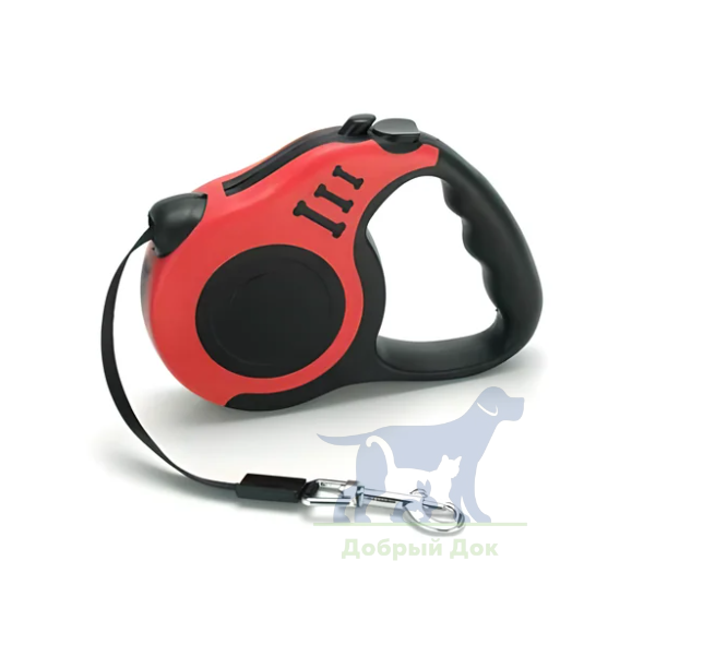 Автоматическая рулетка-поводок д/с до 8 кг "Рекорн", лента 5м