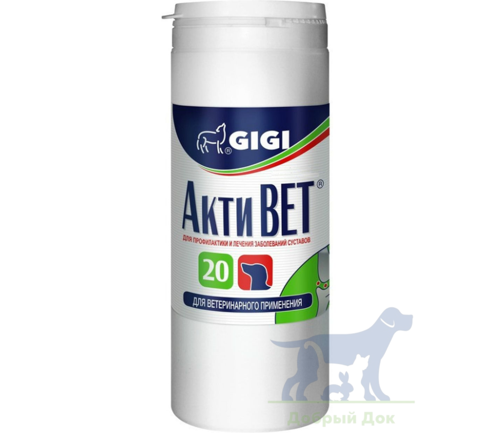 АктиВЕТ 1600мг, хондропротектор для собак, 90таб.