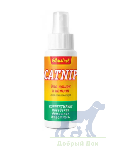Спрей привлекающий Amstrel "Кэтнип" для котят и кошек, 100 мл. РБ