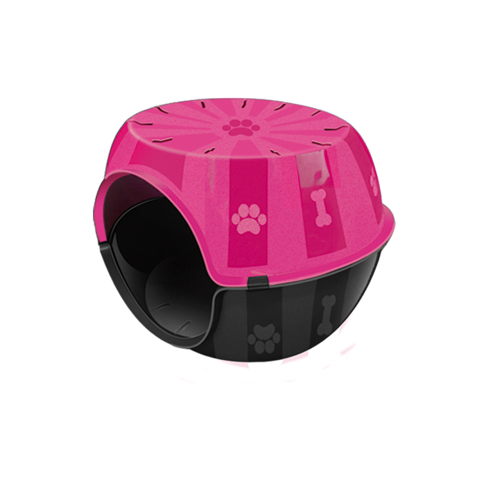 Домик пластиковый для животных до 6-ти кг, цвет лиловый 01081