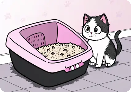 Туалет для котят