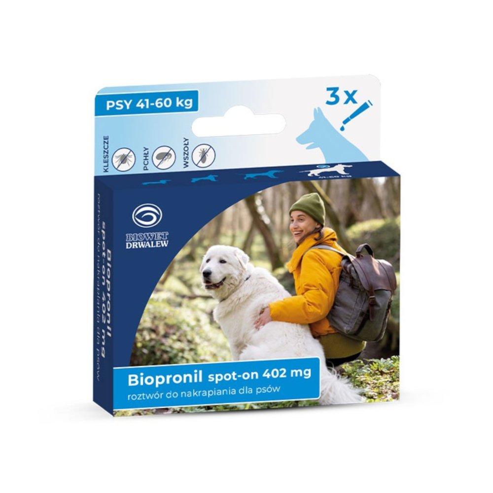 Биопронил Спот Он для собак 41-60кг, 402 мг