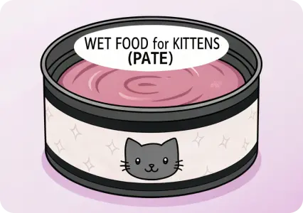 Корм влажный для котят