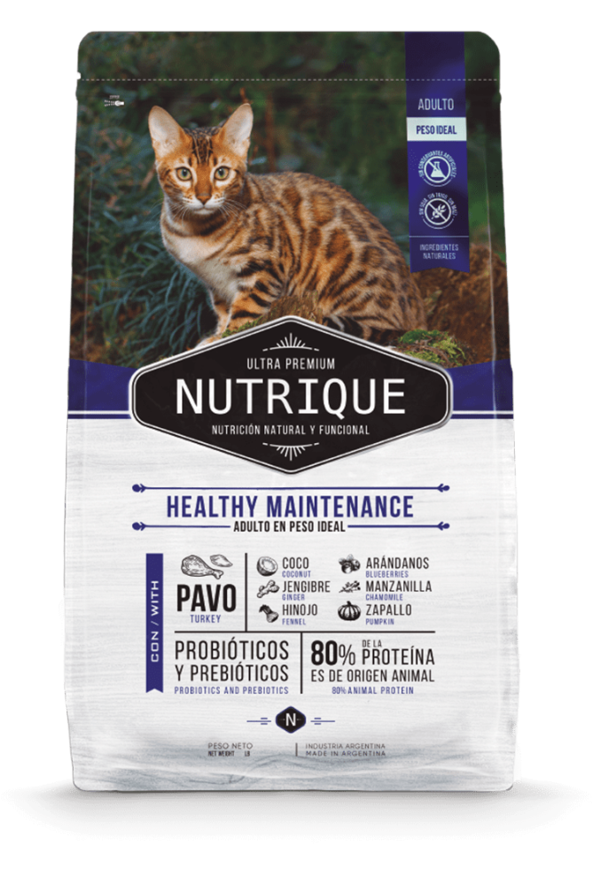 Виталкан Nutrique Young Adult Cat Healthy Maintenance для кошек (с 1 до 7лет), свинина-индейка