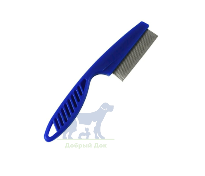 Расческа-гребень для вычесывания с частыми зубчиками 18,5х4см
