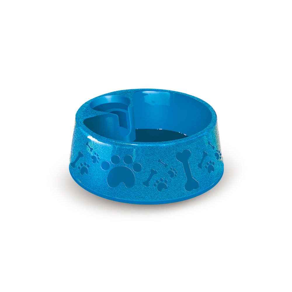 Миска для воды Furacao с выемкой для бутылки, 700мл, цвет синий 01052