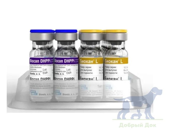 Биокан DHPPi+L, вакцина для собак