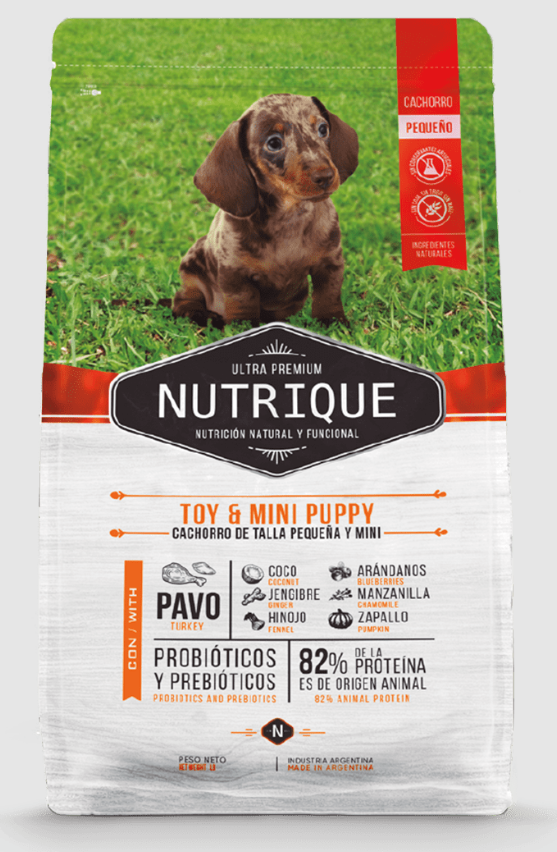 Виталкан Nutrique Toy & Mini Puppy, для щенков мелких пород с индейкой и яйцом