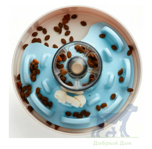 Интерактивная система кормления СПИН - НЛО Лабиринт, голубая 