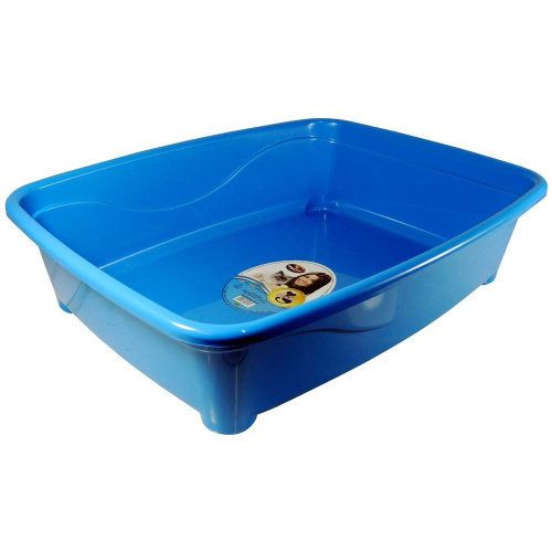 Туалет Furacao для кошек большой, цвет синий  0214