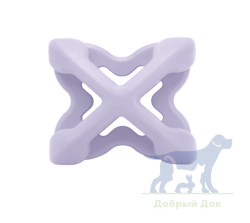 Игрушка интерактивная для собак из натурального каучука Chewtastic Geometrics  Geo-AstroRolly, лаванда