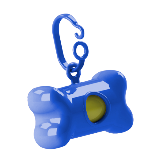 Контейнер для гигиенических пакетов Furacao, цвет синий  01289